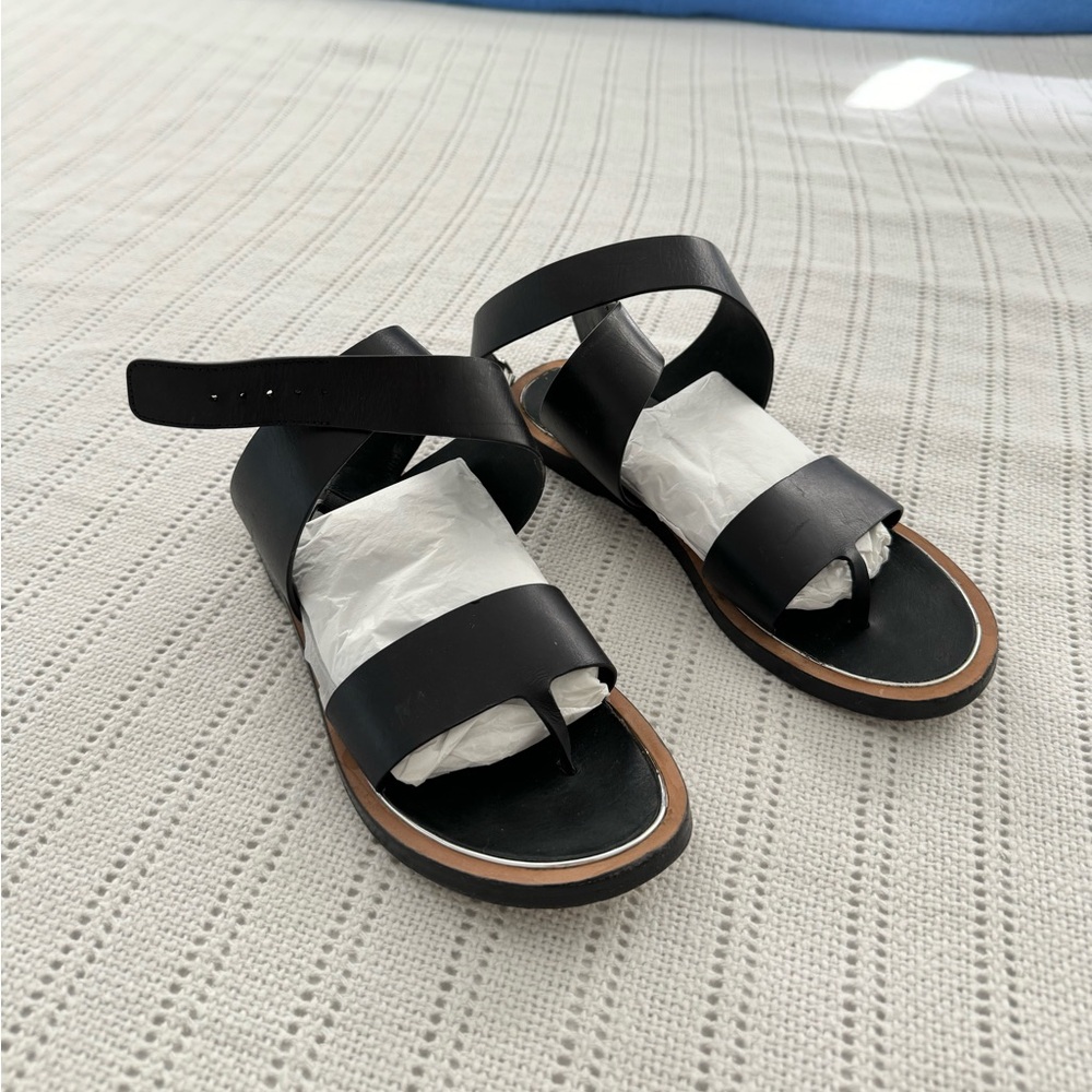 Vince Leather Wrap Sandals - size 7.5
